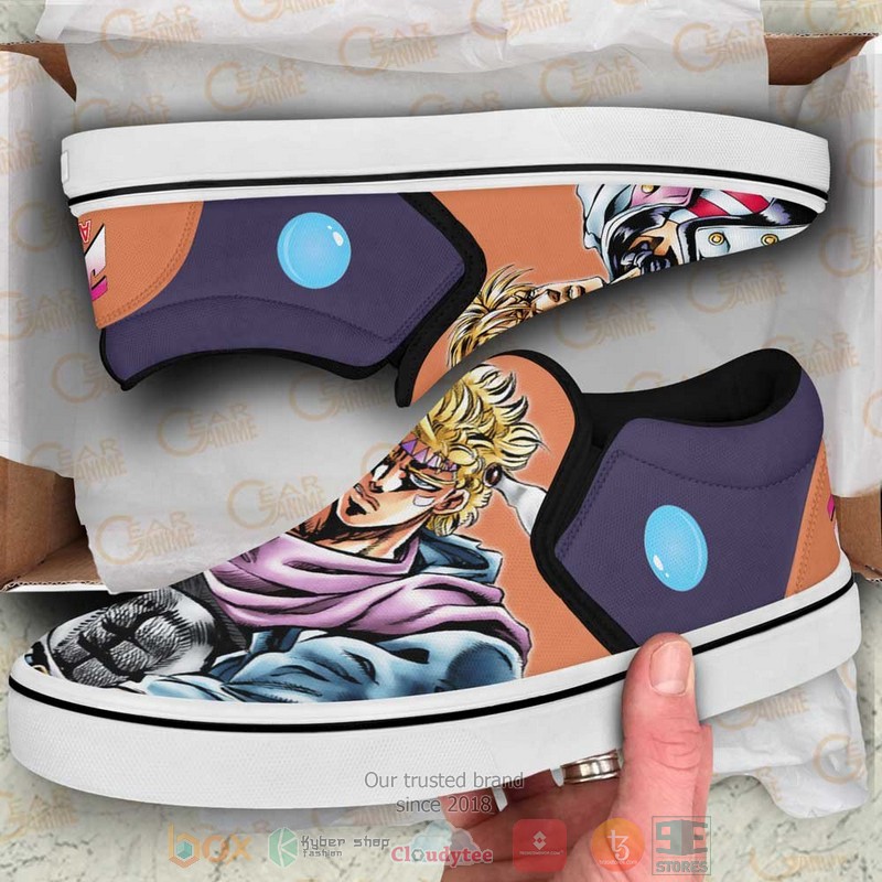 Caesar Anthonio Zeppeli Anime JoJos Bizarre Adventure Slip On Shoes 1