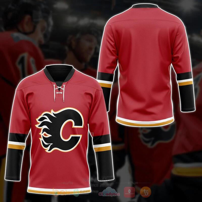 Calgary Flames NHL Custom Hockey Jersey 3 Calgary Flames NHL Custom Hockey Jersey 1 2