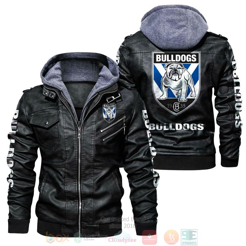 Canterbury Bankstown Bulldogs NRL Leather Jacket