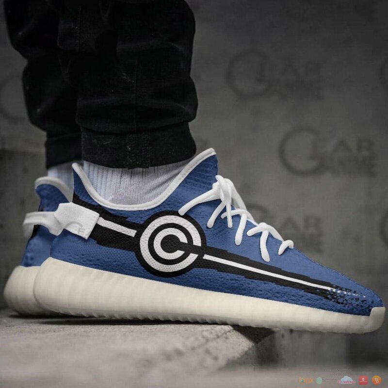 Capsule Corp Dragon Ball Anime yeezy shoes 4 Capsule Corp Dragon Ball Anime yeezy sneaker 1 2 3