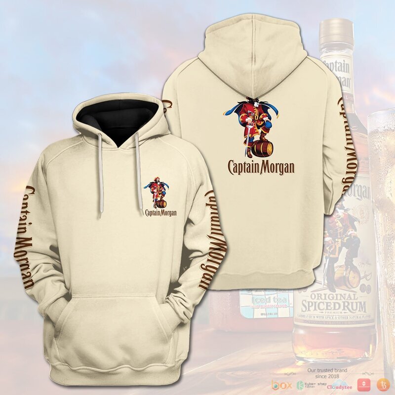 Captain Morgan custom 3d shirt hoodie