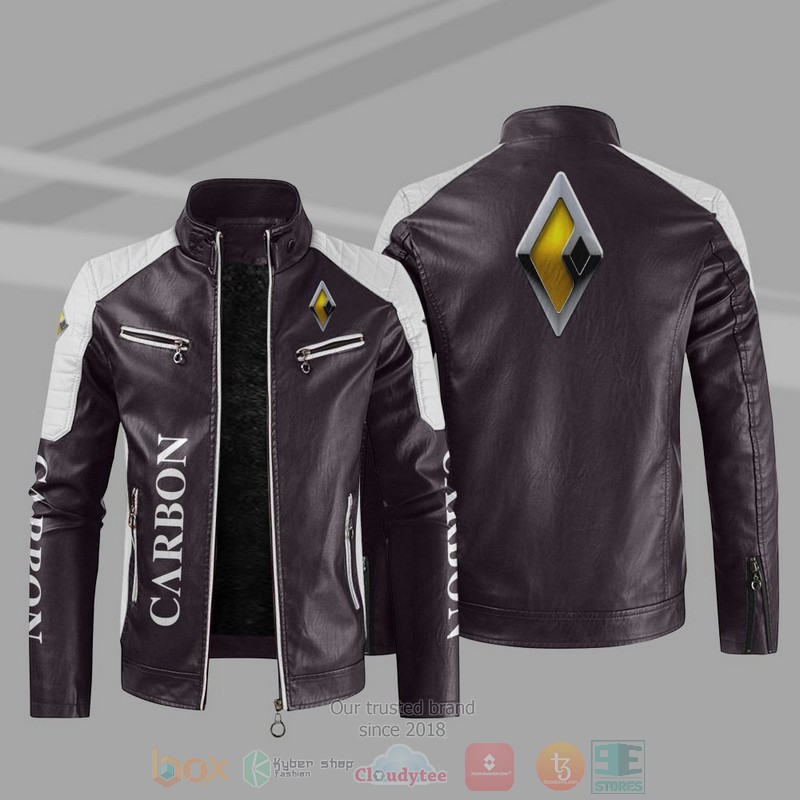 Carbon Motor Company Block Leather Jacket 5 Carbon Motor Block Leather Jacket 1 2 3 4