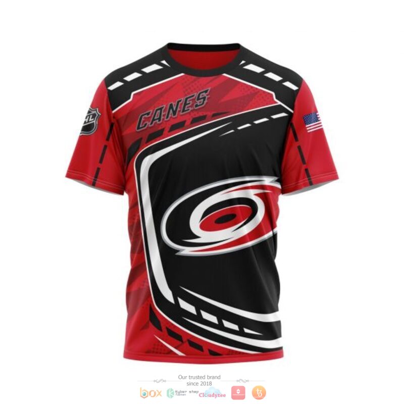Carolina Hurricanes NHL black red 3D shirt hoodie 1 2 3 4 5 6 7