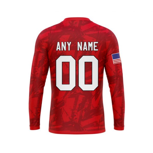 Carolina Hurricanes Personalized NHL With American Flag 3d shirt hoodie 1 2 3 4
