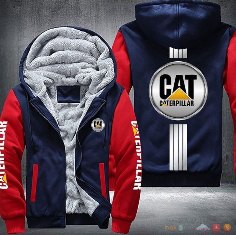 Caterpillar Fleece Hoodie Jacket 4 Caterpillar Fleece Hoodie Jacket 1 2 3