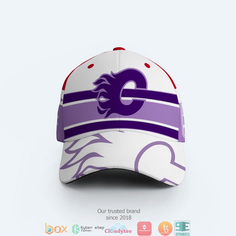 NHL Calgary Flames Fights Cancer Cap 1 NHL Calgary Flames Fights Cancer Cap