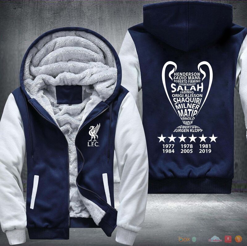 Champion cup Liverpool LFC Fleece Hoodie Jacket 2 Champion cup Liverpool LFC Fleece Hoodie Jacket 1