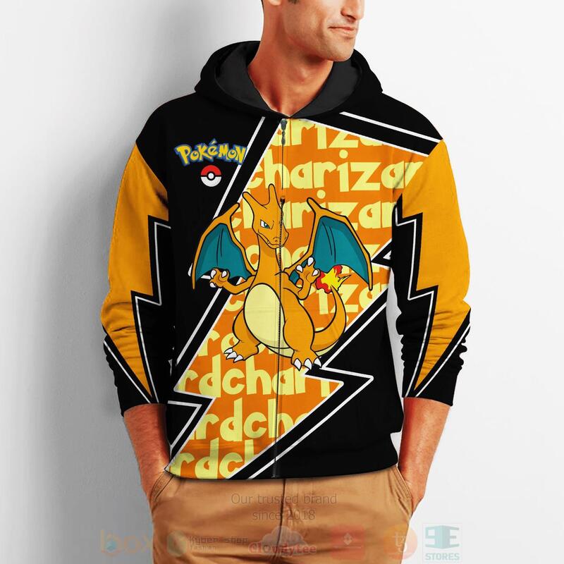 BEST Charizard Costume Pokemon Anime 3D Hoodie, T-Shirt 2 Charizard Costume Pokemon Anime 3D Hoodie Shirt 1