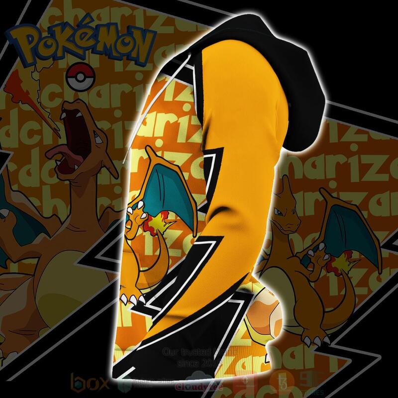 BEST Charizard Costume Pokemon Anime 3D Hoodie, T-Shirt 4 Charizard Costume Pokemon Anime 3D Hoodie Shirt 1 2 3