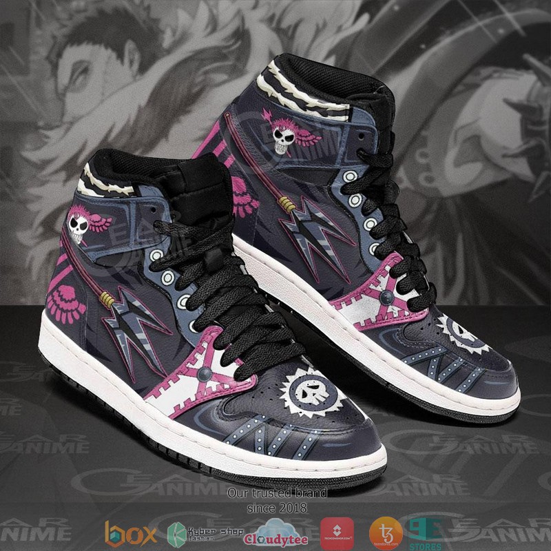 Charlotte Katakuri Anime One Piece Air Jordan High top shoes 4 Charlotte Katakuri Anime One Piece Air Jordan High top shoes 1 2 3