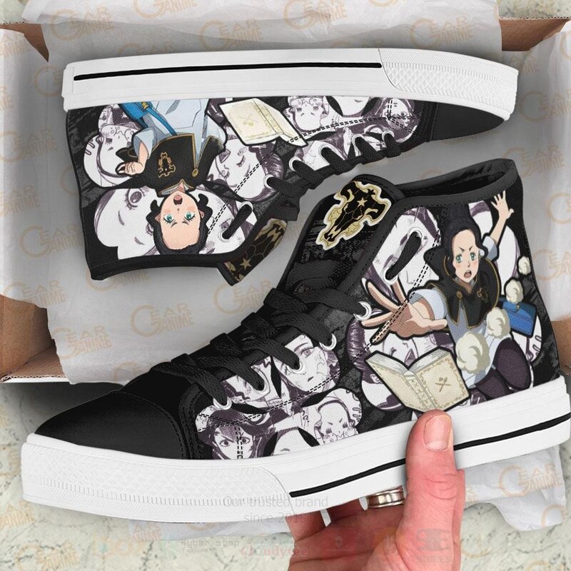 Charmy Pappitson Custom Manga Anime Black Clover High Top Shoes 1