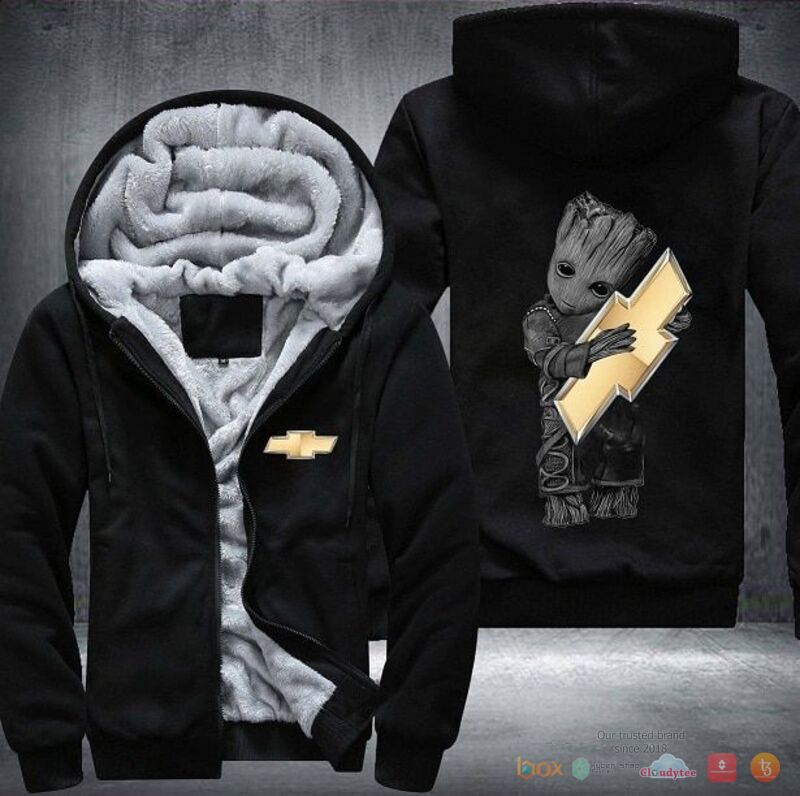 Chevrolet Groot Fleece Hoodie Jacket 2 Chevrolet Groot Fleece Hoodie Jacket 1