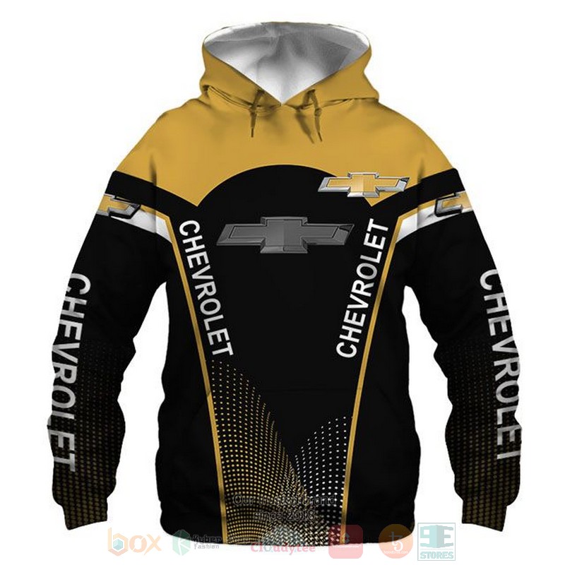 Chevy yellow black shirt, hoodie 1 Chevy yellow black 3D shirt hoodie