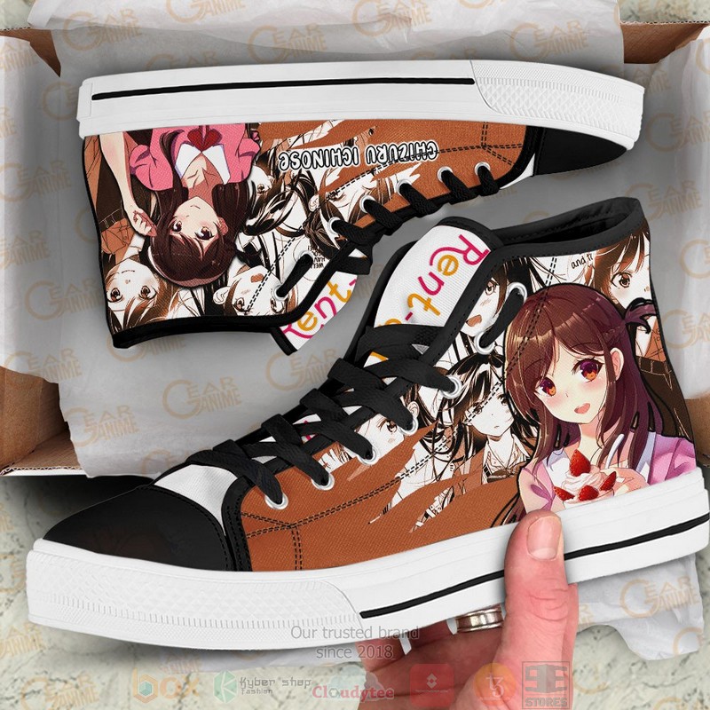Chizuru Ichinose Rent A Girlfriend Anime Canvas High Top Shoes 1