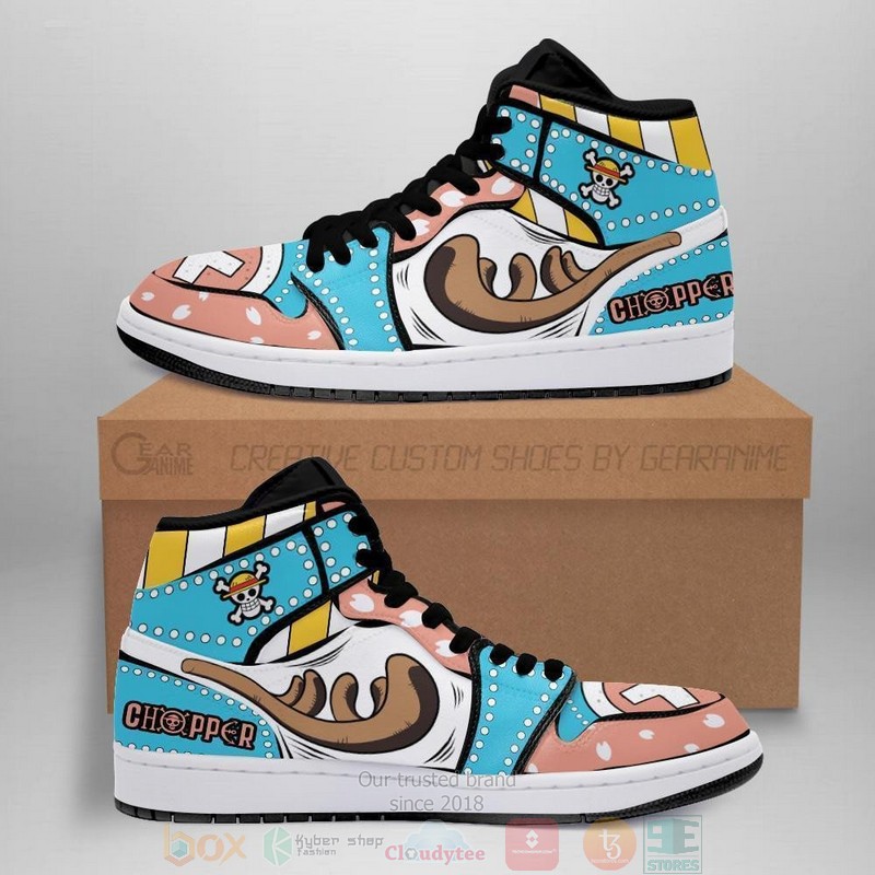 Chopper Horn Anime One Piece Air Jordan High Top Shoes