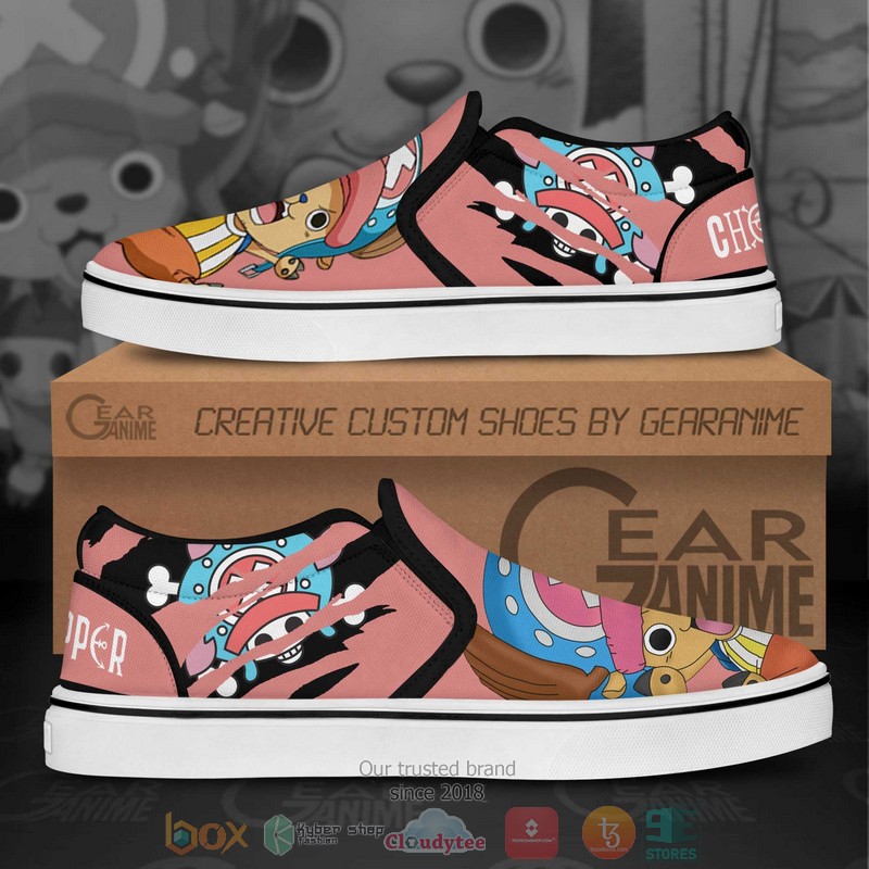 Chopper One Piece Anime Slip On Shoes 1
