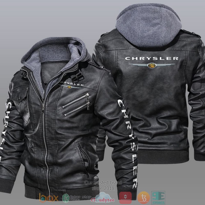 Chrysler Car brand Leather Jacket