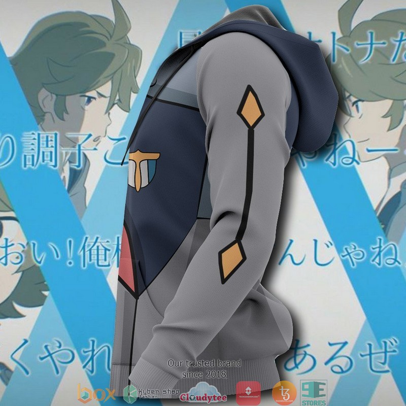 Code 666 Zorome Darling in the Franxx 3d shirt hoodie 1 2 3 4