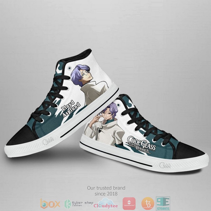 Code Geass Lloyd Asplund High Top Canvas Shoes 4 Code Geass Lloyd Asplund High Top Canvas Shoes 1 2 3