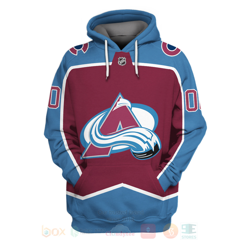 Colorado Avalanche Personalized 3D Hoodie Shirt 1 2