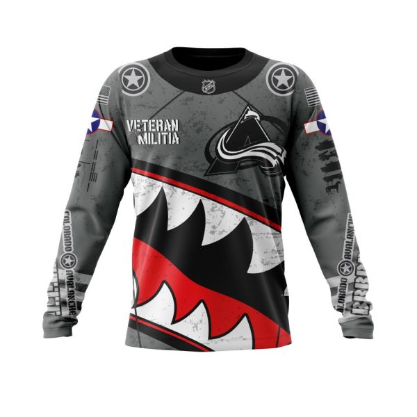 Colorado Avalanche Veterans Kits Personalized NHL 3d shirt, hoodie 4 Colorado Avalanche Veterans Kits Personalized NHL 3d shirt hoodie 1 2 3