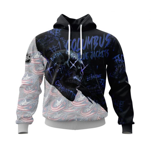 Columbus Blue Jackets Personalized NHL Skull Style 3d shirt, hoodie 15 Columbus Blue Jackets Personalized NHL Skull Style 3d shirt hoodie