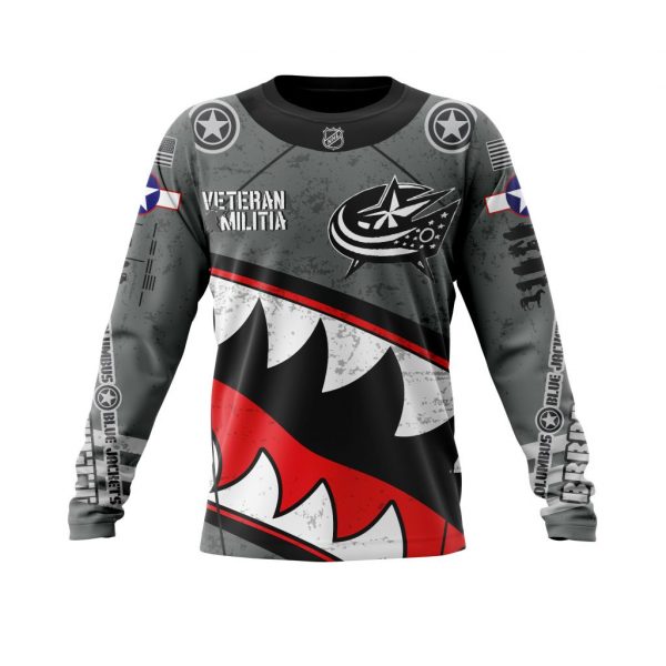 Columbus Blue Jackets Veterans Kits Personalized NHL 3d shirt, hoodie 4 Columbus Blue Jackets Veterans Kits Personalized NHL 3d shirt hoodie 1 2 3
