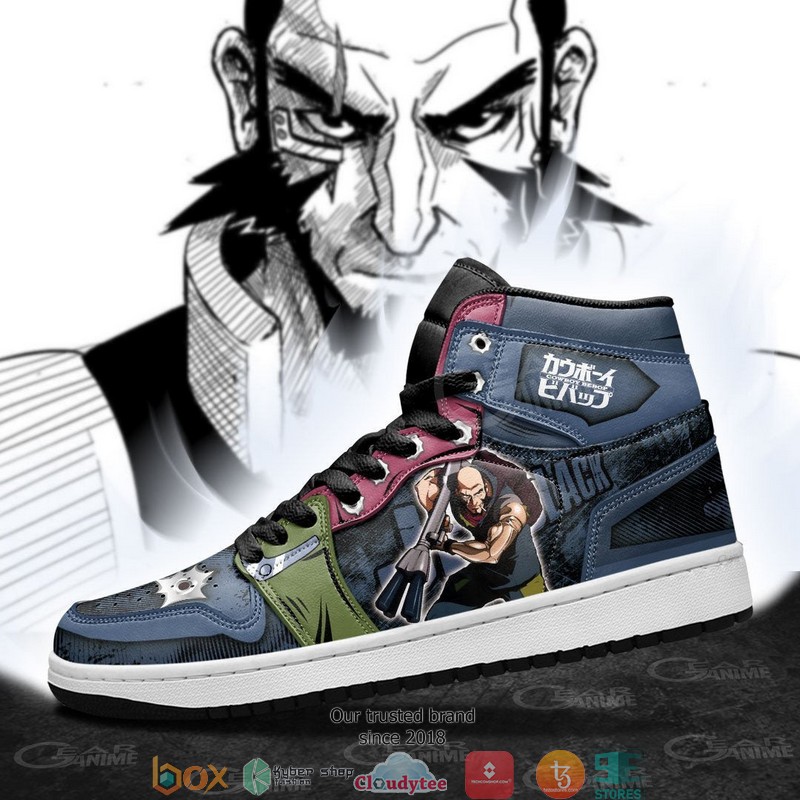Cowboy Beebop Jet Black Anime Air Jordan High top shoes 4 Cowboy Beebop Jet Black Anime Air Jordan High top shoes 1 2 3