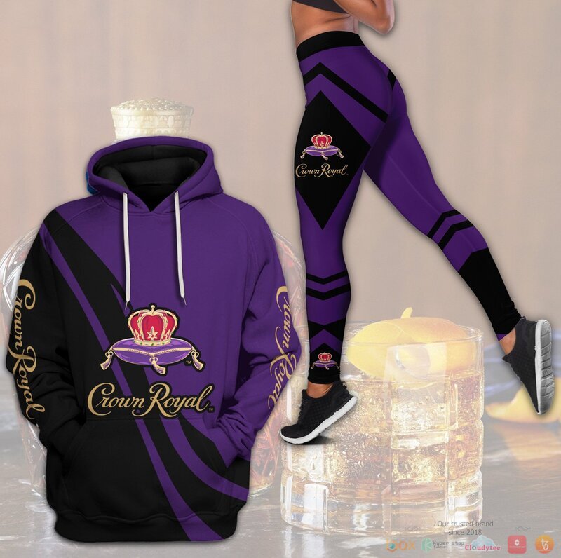 Crown Royal Purple 3d hoodie leggings