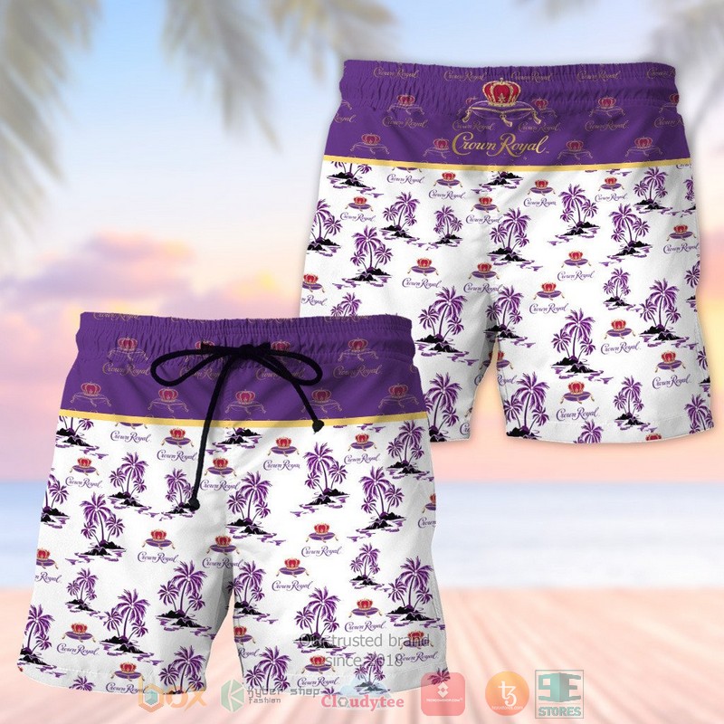 Crown Royal purple beach shorts