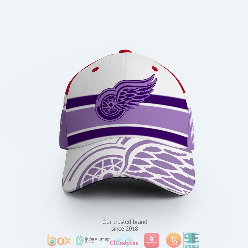 NHL Detroit Red Wings Fights Cancer Cap