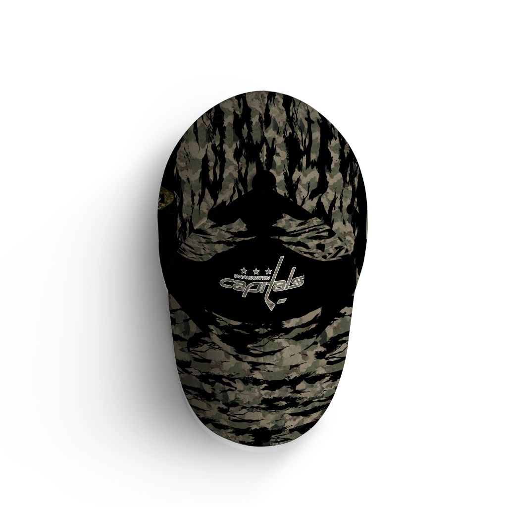 Washington Capitals Camo Cap hat 4 DIY NHLVETERANTCapitals220124 above
