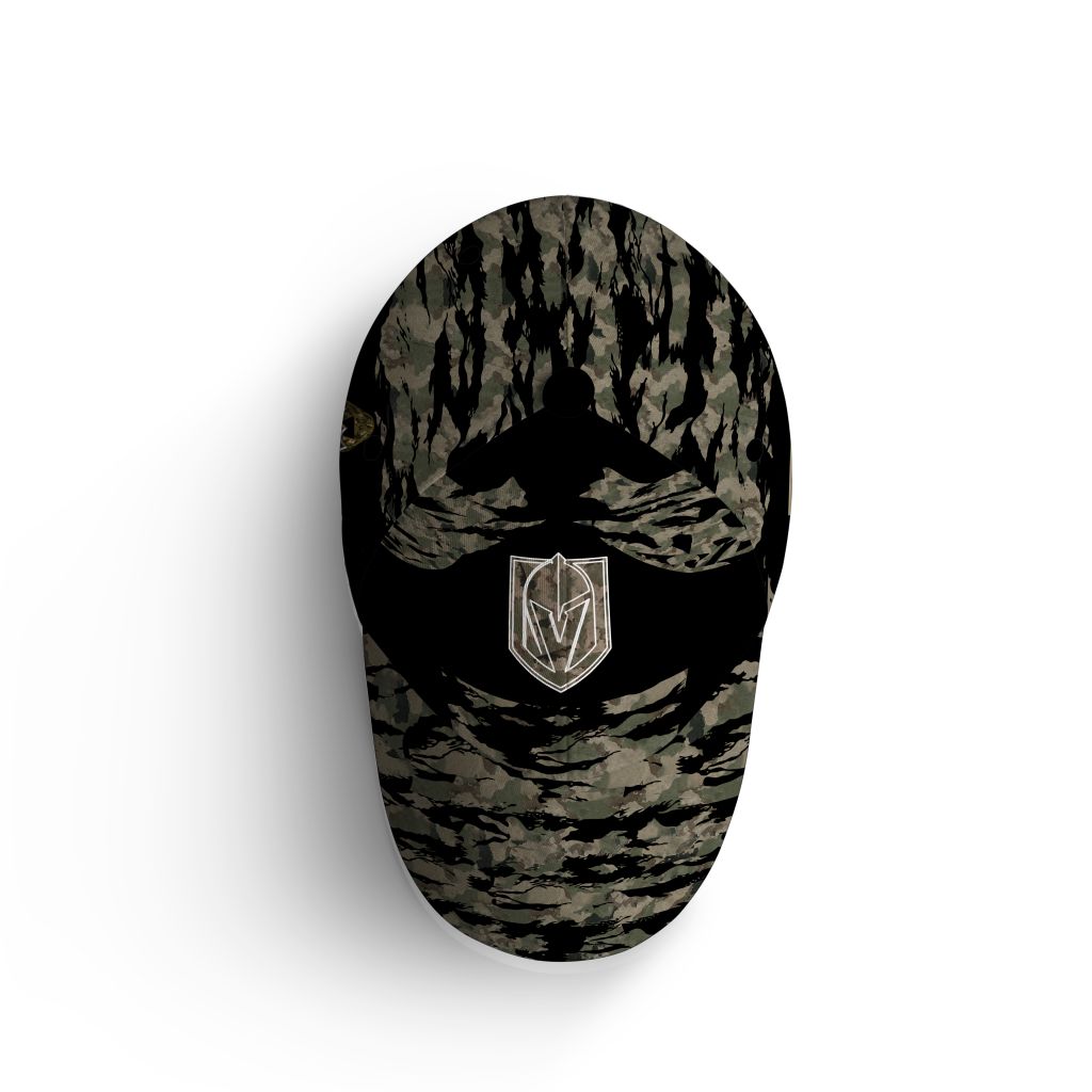 Vegas Golden Knights Camo Cap hat 4 DIY NHLVETERANTKnights220124 above