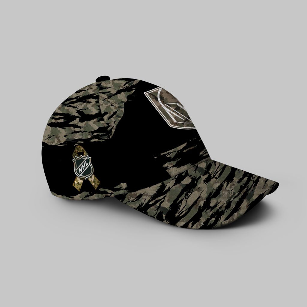 Vegas Golden Knights Camo Cap hat 2 DIY NHLVETERANTKnights220124 right