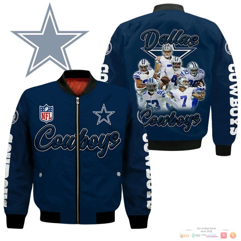 Dallas Cowboys players NFL Bomber Jacket