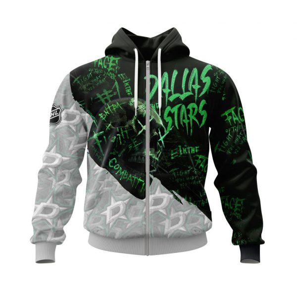 Dallas Stars Personalized NHL Skull Style 3d shirt, hoodie 2 Dallas Stars Personalized NHL Skull Style 3d shirt hoodie 1