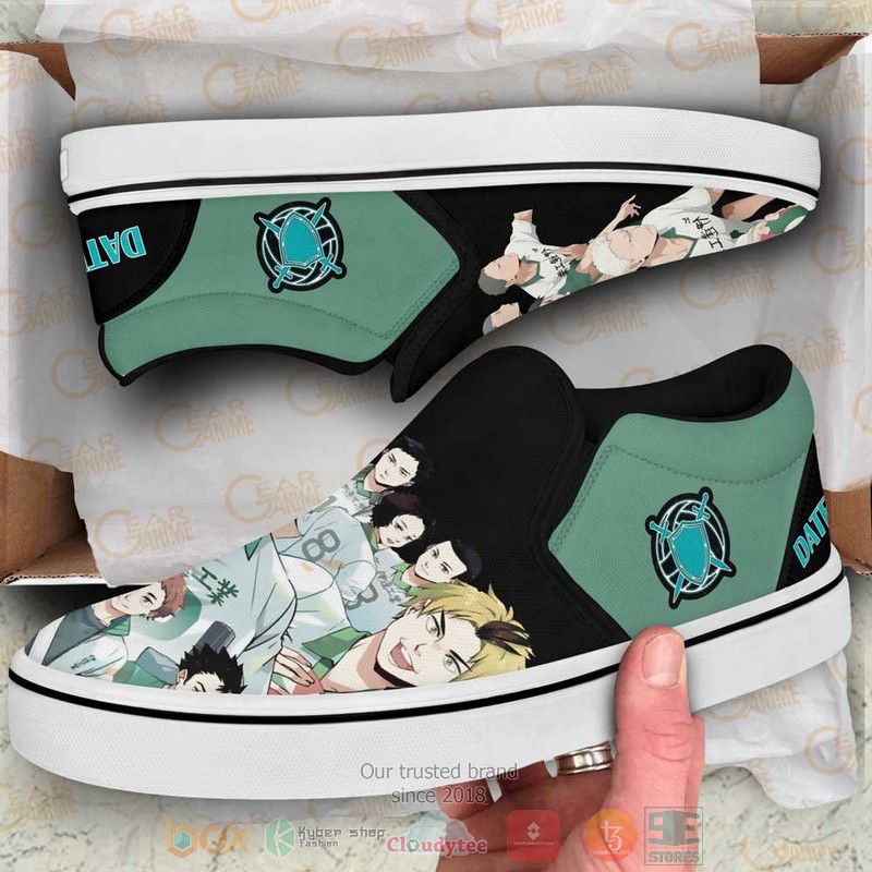 Date Tech High Anime Haikyuu Slip On Shoes 1