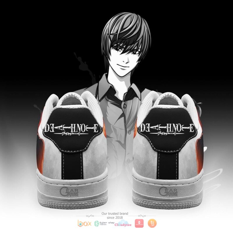 Death Note Light Yagami Nike Air Force shoes 3 Death Note Light Yagami Nike Air Force shoes 1 2