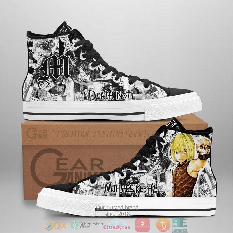 Death Note Mihael Keehl High Top Canvas Shoes