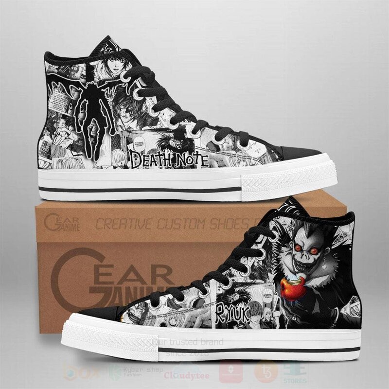 Death Note Ryuk Custom Manga Anime High Top Shoes