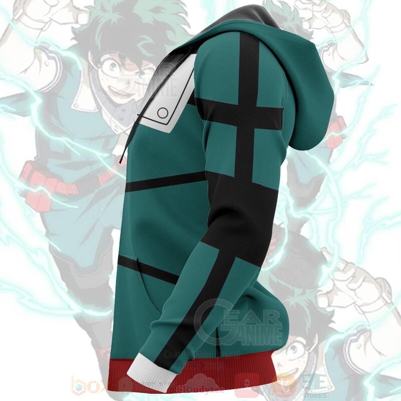 BEST Deku Izuku Midoriya Costume My Hero Academia Anime 3D Hoodie, T-Shirt 6 Deku Izuku Midoriya Costume My Hero Academia Anime 3D Hoodie Shirt 1 2 3 4 5