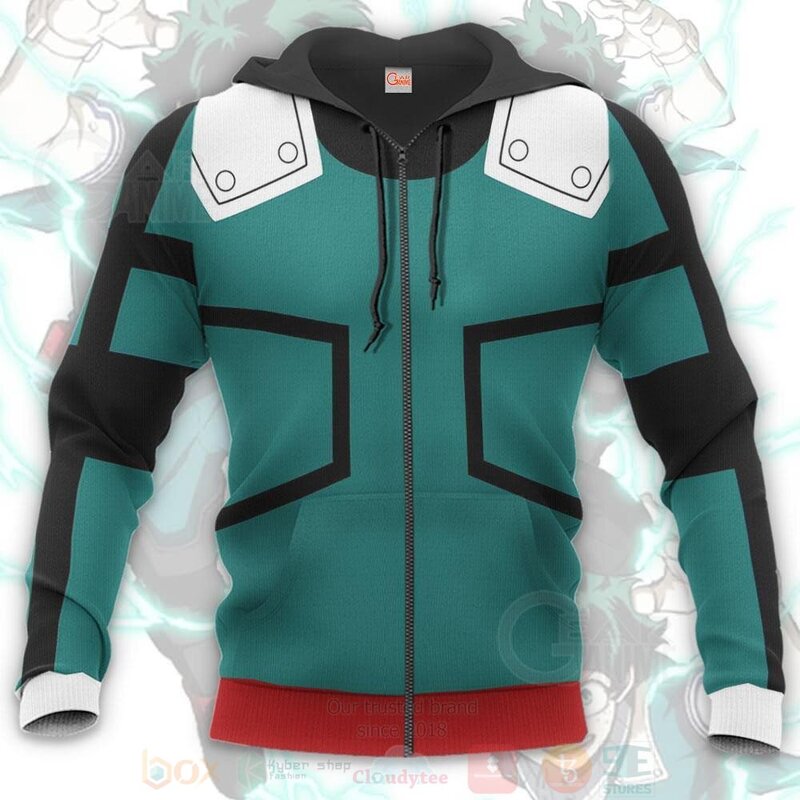 BEST Deku Izuku Midoriya Costume My Hero Academia Anime 3D Hoodie, T-Shirt 8 Deku Izuku Midoriya Costume My Hero Academia Anime 3D Hoodie Shirt 1 2 3 4 5 6 7