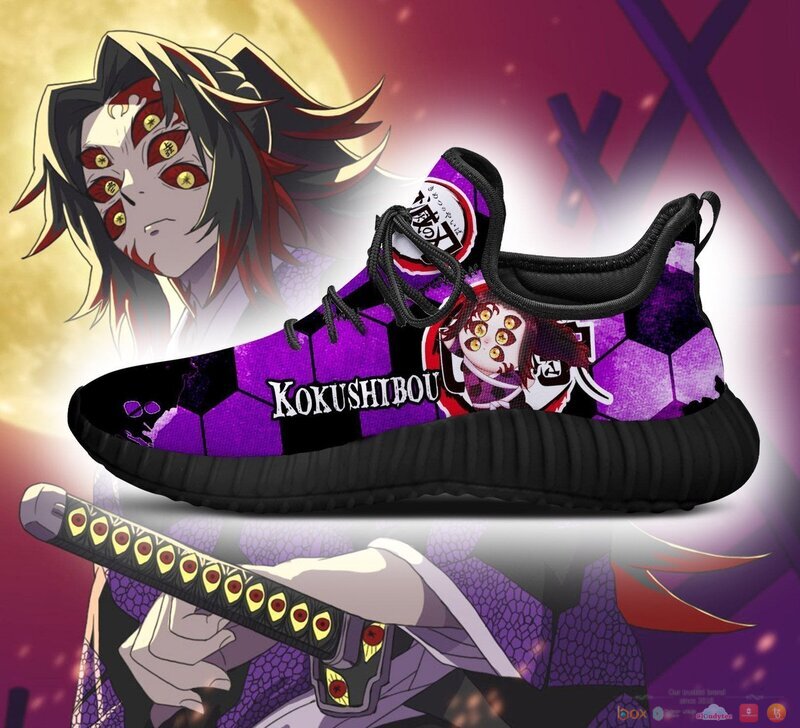 Demon Kokushibou Demon Slayer Anime reze shoes 4 Demon Kokushibou Demon Slayer Anime reze sneaker 1 2 3