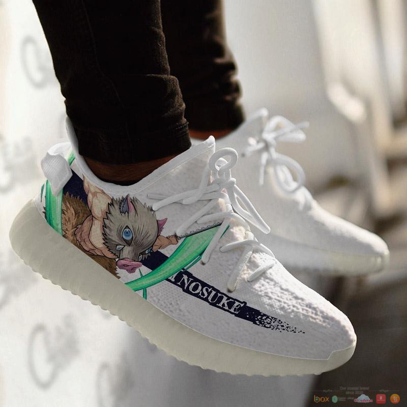 Demon Slayer Inosuke Hashibira Anime yeezy shoes 3 Demon Slayer Inosuke Hashibira Anime yeezy sneaker 1 2