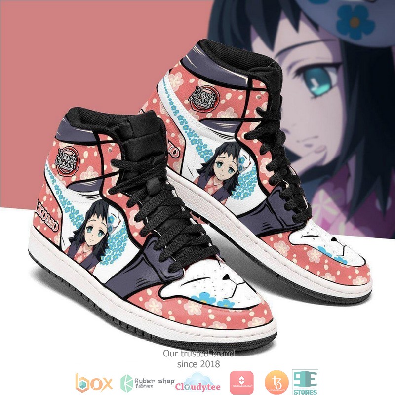 Demon Slayer Makomo Anime Air Jordan High Top Shoes 1