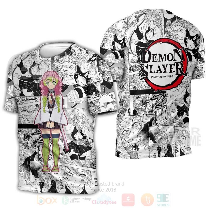 BEST Demon Slayer Mitsuri Kanroji Anime Mix Manga KNY 3D Hoodie, T-Shirt 3 Demon Slayer Mitsuri Kanroji Anime Mix Manga KNY 3D Hoodie Shirt 1 2