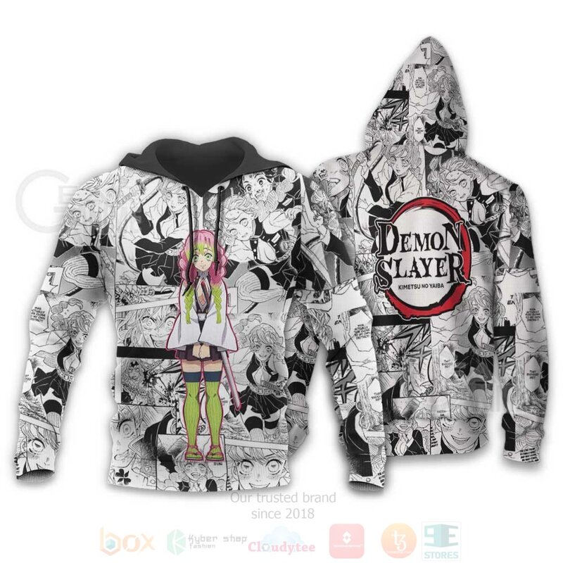 BEST Demon Slayer Mitsuri Kanroji Anime Mix Manga KNY 3D Hoodie, T-Shirt 4 Demon Slayer Mitsuri Kanroji Anime Mix Manga KNY 3D Hoodie Shirt 1 2 3