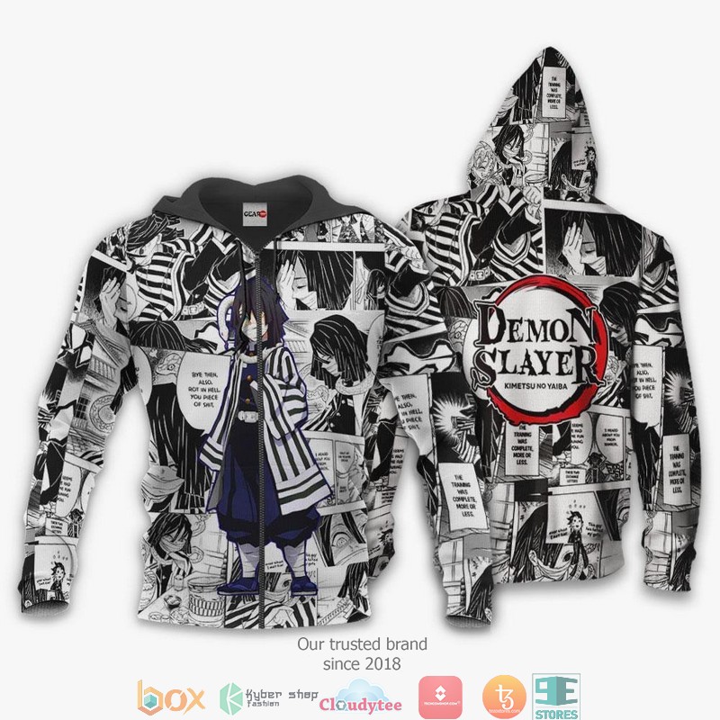 Demon Slayer Obanai Iguro Anime Mix Manga KNY 3d shirt hoodie