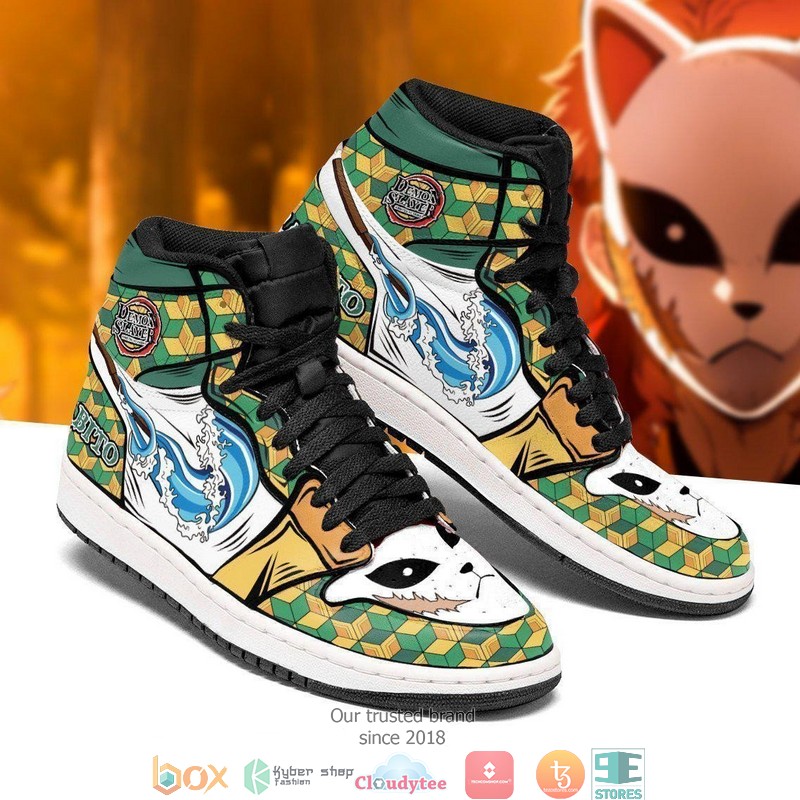 Demon Slayer Sabito Anime Air Jordan High Top Shoes 1