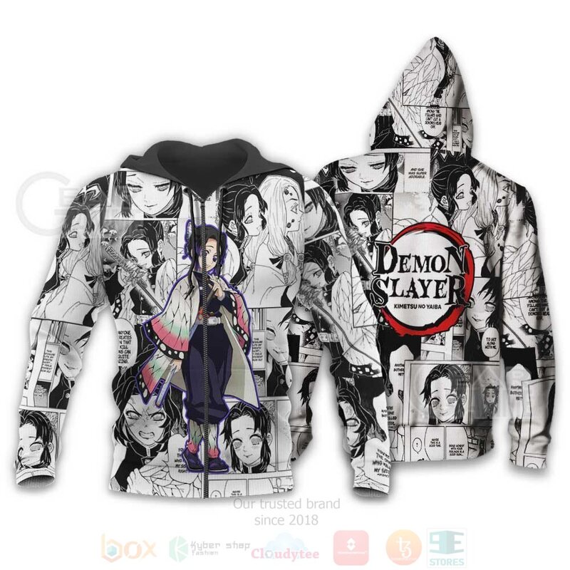 BEST Demon Slayer Shinobu Kocho Anime Mix Manga KNY 3D Hoodie, T-Shirt 1 Demon Slayer Shinobu Kocho Anime Mix Manga KNY 3D Hoodie Shirt